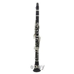 1 Set Black Durable Instrument Ebonite Clarinet for Beginners Musicians