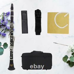 1 Set Practical Black Durable Instrument B Flat Clarinet for