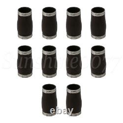 10 Pieces Black Clarinet Barrels for Tuning Tube Pitch Supply 2.36x1.3 Inch