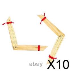 10X Durable Hand Oboe Cane 20pcs / Pack Gouged Folded 9 X 3cm