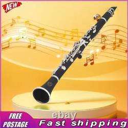 17-Key B Flat Clarinet Black Professional Clarinet for Students Adults and Kids