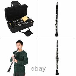 17 Key Clarinet Descending B Clarinet With Reeds Cleaning Cloth