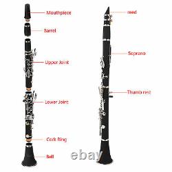 17 Key Clarinet Musical Instrument Woodwind Instrument Distinct Timbre