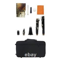 17 Key Clarinet with Clarinet Carrying Case and Clarinet Cleaning Tool Kits