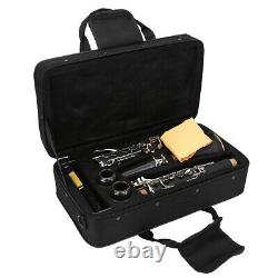 17 Key Descending B Tone Bakelite Clarinet & Accessories Kits with Bag /Reeds