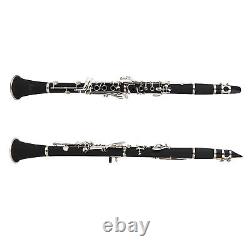 17 Key Descending B Tone Bakelite Clarinet With Reeds Cleaning Cloth GFL