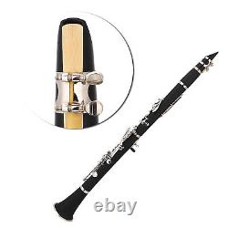 17 Key Descending B Tone Bakelite Clarinet With Reeds Cleaning Cloth GFL