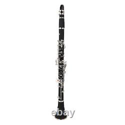 17 Key Descending B Tone Bakelite Clarinet With Reeds Cleaning Woodwind S BST