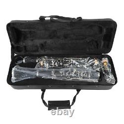 17 Key G Tone Clarinet Engineering Plastic Tube Body Flat Clarinet For Perfo RHS