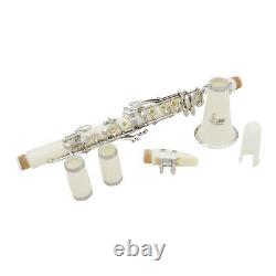 17 Keys B Flat Bakelite Clarinet with Cleaning Cloth Gloves Instruments Kit