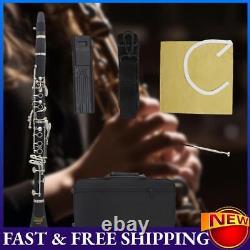 17 Keys Wooden Clarinet Black Professional Clarinet for Adults Kids Students