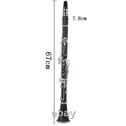1pcs Professional Clarinet Black Clarinets Bass Clarinet Clarinet Stand