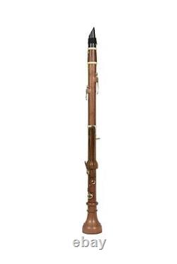 5-key Clarinet 18thCentury -Scaled in G-Sol-3rd lower than Bb-B-flat-Sib Klarnet