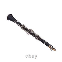 ABS 17- Clarinet Bb Flat with Carry Cleaning Cloth J9C0