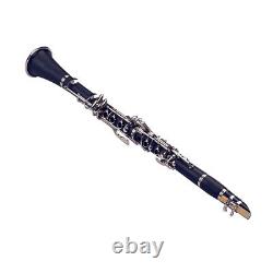 ABS 17- Clarinet Bb Flat with Carry Cleaning Cloth K5J5