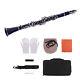 ABS 17- Clarinet Bb Flat with Carry Cleaning Cloth N5I8
