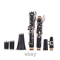 ABS 17- Clarinet Bb Flat with Carry Cleaning Cloth R3K8