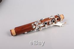 Advance B-Flat Clarinet Rosewood Wooden Body Nickel Plate Bb Key 17 key Case