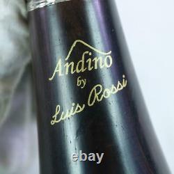 Andino by Luis Rossi Intermediate Wood Clarinet with Nickel Keys BRAND NEW