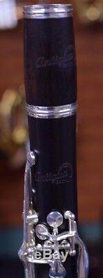 Antigua Winds CL3230S Backun Bb Wood Clarinet Silver Plated Keys with Case