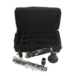 B Flat Beginner Clarinet Portable with Strap Musical Instruments for Beginners