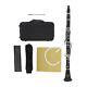 B Flat Beginner Clarinet with Strap with Storage Case Musical Instruments for