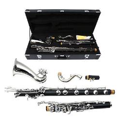 Bass Clarinet Low C Student Clarinet rich tone exquisite Nickel Plated keys