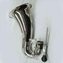 Bass clarinet bell and stick cupronickel body plated for repairing