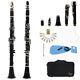 Bb Clarinet 17 Keys with Case Clarinet Set White Gloves/Cleaning Cloth for Adult