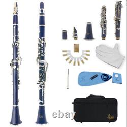 Bb Clarinet 17 Keys with Case Clarinet Set Woodwind Instrument for Beginners