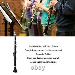 Bb Clarinet Engineering Ni Plated Key Clarinet With Shoulder Strap C HOT