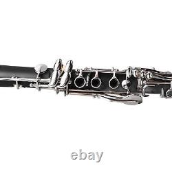 Bb Clarinet Engineering Plastic Ni Plated Key Professional Clarinet SLS