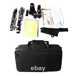 Bb Clarinet Engineering Plastic Ni Plated Key Professional Clarinet With Glo EOM