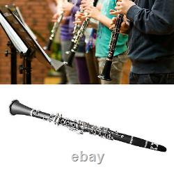 Bb Clarinet Engineering Plastic Ni Plated Key Professional Clarinet With Glo EOM