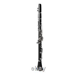 Bb Clarinet Engineering Plastic Ni Plated Key Professional Clarinet With Glo GHB