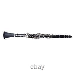 Bb Clarinet Engineering Plastic Ni Plated Key Professional Clarinet With Glo Gfl