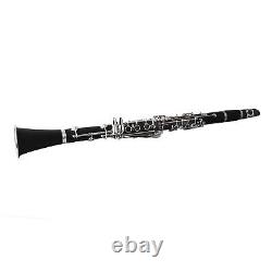 Bb Clarinet Engineering Plastic Ni Plated Key Professional Clarinet With Glo HEN