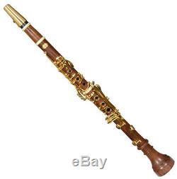 Bb Clarinet Sib Boehm FRENCH system Cocobolo wood Gold keys B flat NEW