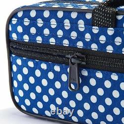 Beaumont Flute Box Case C tube for Color & Design Blue Polka Dot JAPAN