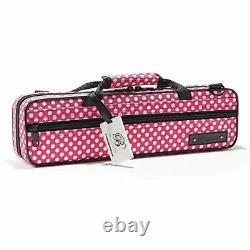 Beaumont Flute Box Case C tube for Color & Design Pink polka-dot JAPAN
