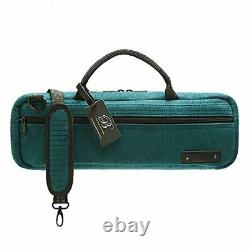 Beaumont flute case cover (carry bag) C tube for Color & Design Teal cod