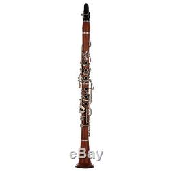 Beautiful Top Quality HB Rosewood Clarinet with Tone BB and silver plated keys