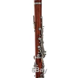 Beautiful Top Quality HB Rosewood Clarinet with Tone BB and silver plated keys