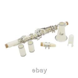 Beginner 17 Keys B Flat Clarinet with Reeds Woodwind Musical Instruments