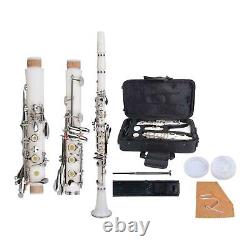 Beginner 17 Keys B Flat Clarinet with Reeds Woodwind Musical Instruments