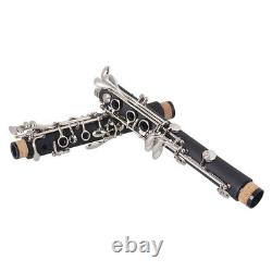 Beginners Clarinet Ebonite Silver Jazz Simple Bakelite Easy to Handle