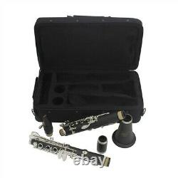 Binocular Clarinet Clarinet Playing 17 Key B Flat Bakelite Black Flat Soprano