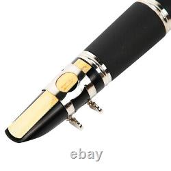(Black#2)Premium Bakelite Tube Keys Clarinet With Anti Oxidation Nickel Pl LEE