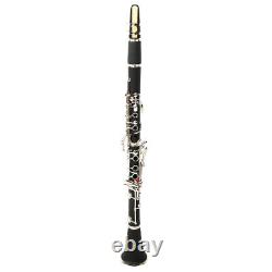 (Black#2)Premium Bakelite Tube Keys Clarinet With Anti Oxidation Nickel Pl LEE