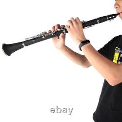 (Black#2)Premium Bakelite Tube Keys Clarinet With Anti Oxidation Nickel SG5